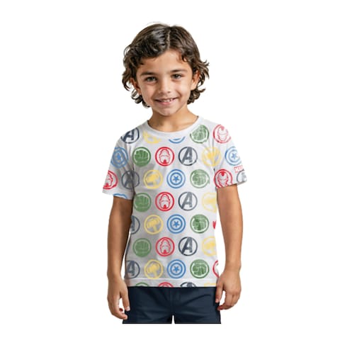 Boys Avengers T-Shirt - 7-8 Years - AV21
