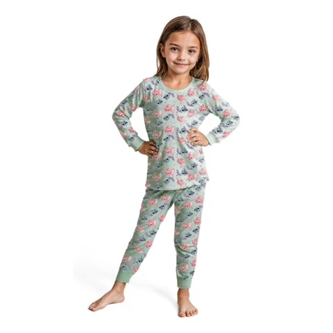 Girls Stitch Pajama Set - 6-7 Years - 24ST12