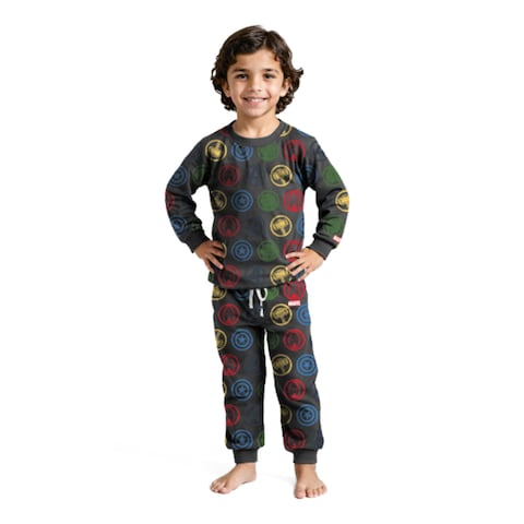 Boys Avengers Pajama Set - 7-8 Years - AV15