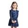 Disney Mickey Mouse Girls Dress - 5-6 Years - Navy - MM14