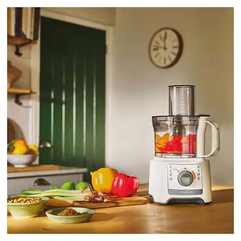 محضر طعام كينوود 800 وات 2.1 لتر - أبيض - FDP31.270WH