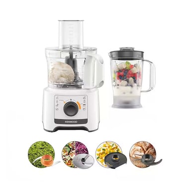 Kenwood Food Processor 800 Watt 2.1 Liter - White - FDP31.270WH