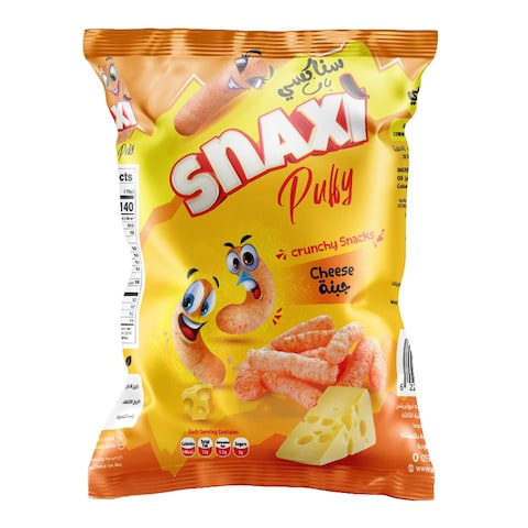 Snaxi Cheese Crunchy Puffs - 70 gm