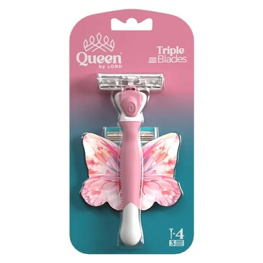 Queen Women's Razor with 4 Blades