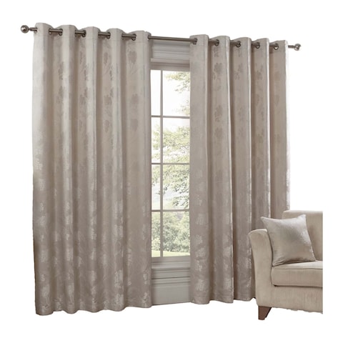 Alngah Plain Curtain - 135 x 250 Cm - Grey