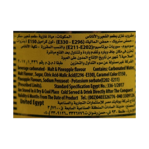 مشروب فرست الغازي بطعم الأناناس - 250 مل
