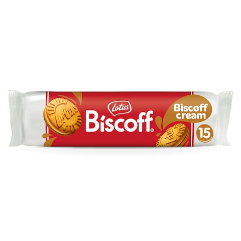 Lotus Biscoff Sandwich Cookies with Cream - 150 gm
