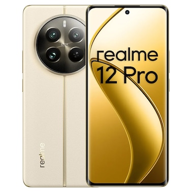 Realme 12 Pro - 6.7-inch 256GB/8GB Dual SIM 5G Smartphone - Gold + Free Gift