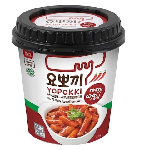 Yopokki Spicy Rice Cake - 140 gm