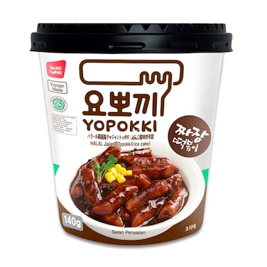 Yopokki Jjajang Rice Cake - 140 gm