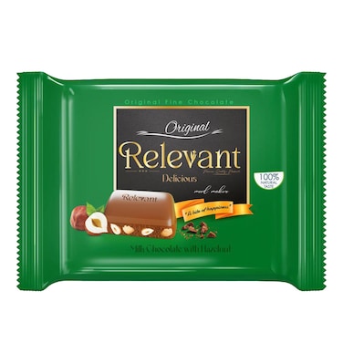 شوكولاتة الحليب بالبندق ريليفنت ديليشيز - 70 جرام