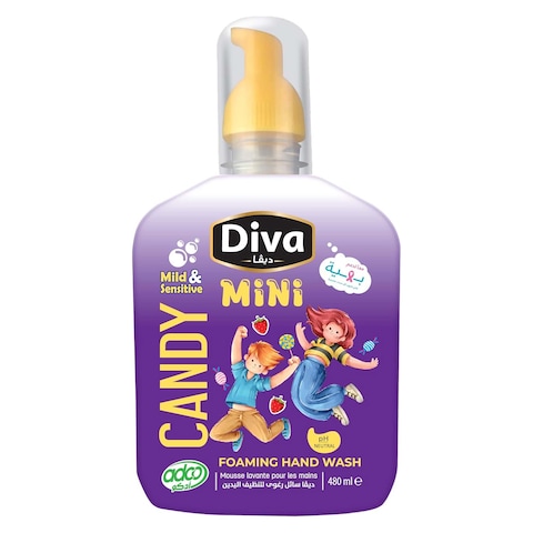Diva Mini Foaming Hand Wash with Candy Scent - 480 ml