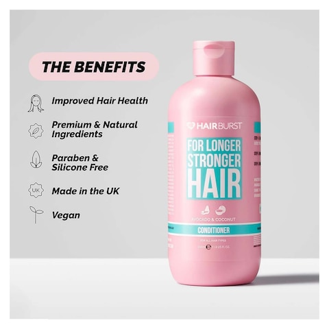 Hair Burst Hair Strengthening Conditioner with Avocado and Coconut - 350 ml
