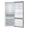 ثلاجة إل جي نو فروست بفريزر سفلي 588 لتر انفرتر - إينوكس - GTF569PVAM