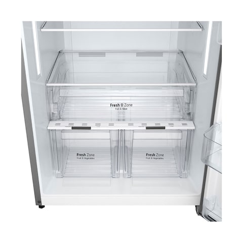 LG Refrigerator 400 Liters No Frost Digital Display - Black - GTF402SBAN