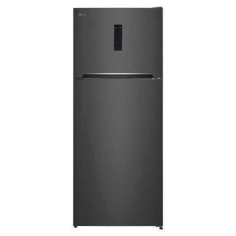 LG Refrigerator 400 Liters No Frost Digital Display - Black - GTF402SBAN