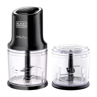 Black + Decker Chopper 500 Watt 0.9 Liter - Black - FC500J