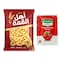 Ahl Alqema Big Rings Pasta - 300gm + Giardino Tomato Paste - 35gm