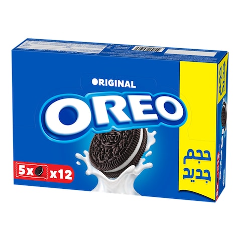بسكويت أوريو بكريمة الفانيليا - 5 كوكيز - 12 باكيت
