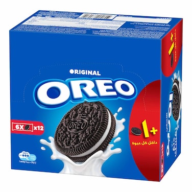 Oreo Biscuit with Vanilla Cream - 5 Cookies - 12 Pieces