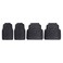 Packy Poda Heavy Duty Front and Rear Rubber Car Floor Mats - 4 Pieces
