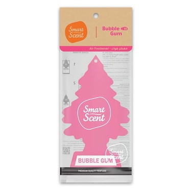 Smart Scent Car Air Freshner with Bubble Gum Scent - Mini Paper
