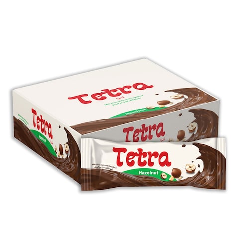 Tetra Milk Chocolate with Hazelnut - 37 gm - 12 Pieces