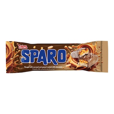 نوجا تيترا سبارو بالكراميل والسوداني مغطاة بالشوكولاتة - 45 جم