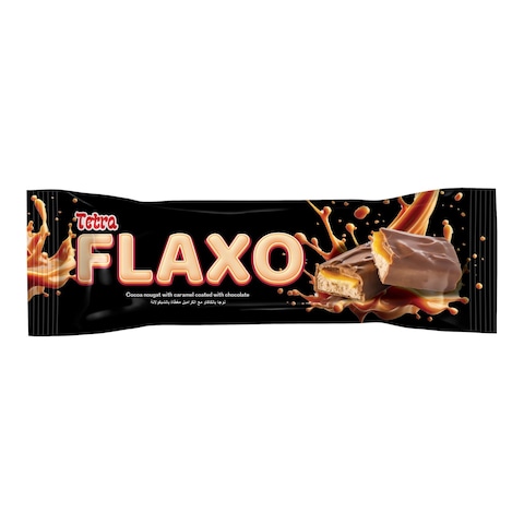 Tetra Flaxo Nougat with Caramel Coated with Chocolate - 45 gm