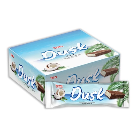 Tetra Dusk Coconut Coated with Chocolate - 45 gm - 12 Pieces
