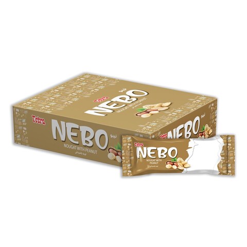 Tetra Nebo Nougat with Peanuts - 50 gm - 12 Pieces