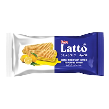 ويفر تيترا لاتو كلاسيك محشو بكريمة الليمون - 35 جرام