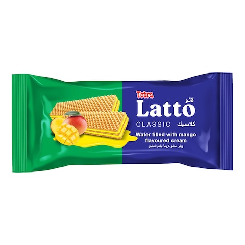 Tetra Latto Classic Wafer Filled with Mango Cream - 35 gm
