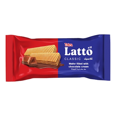 ويفر تيترا لاتو كلاسيك محشو بكريمة الشوكولاتة - 35 جرام