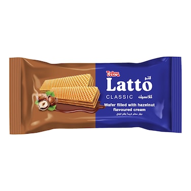 ويفر تيترا لاتو كلاسيك محشو بكريمة البندق - 35 جرام