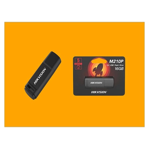Hikvision USB 3.2 Flash Memory 16GB - Black - M210P