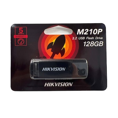 فلاش ميموري هايكفيجن USB 3.2 سعة 128 جيجابايت - اسود - M210P