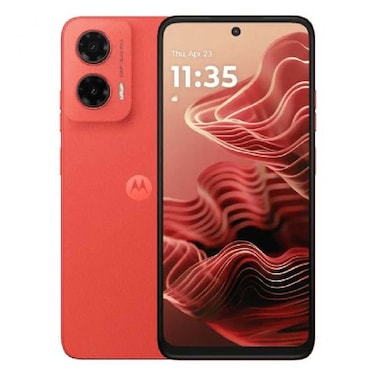 موبايل موتورولا موتو G35 - شاشة 6.72 بوصة 256 جيجابايت/8 جيجابايت ثنائي الشريحة بشبكة الجيل الخامس - أحمر
