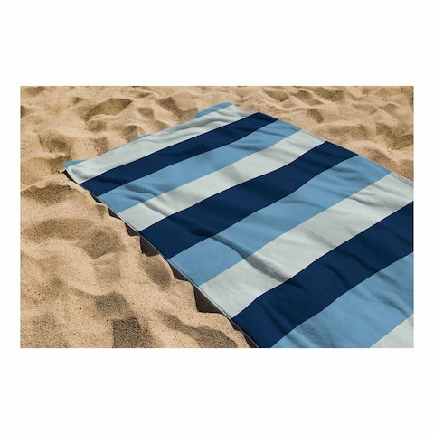 MNT-BEACH TOWEL 70*140 SHADE OF BLU