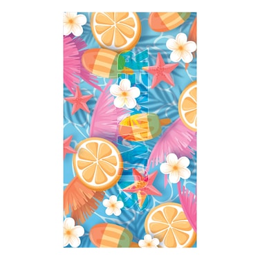 فوطة شاطئ مينترا بتصميم مصاصات - 70 * 140 سم