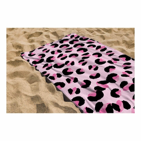 Mintra Beach Towel Leopard Design - 70 * 140 Cm