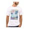 MEN T SHIRT WHITE PALMS S25
