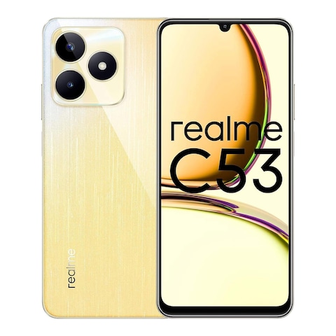 Realme C53 - 6.74-Inch 6GB/128GB 4G LTE Dual SIM Smartphone - Champion Gold