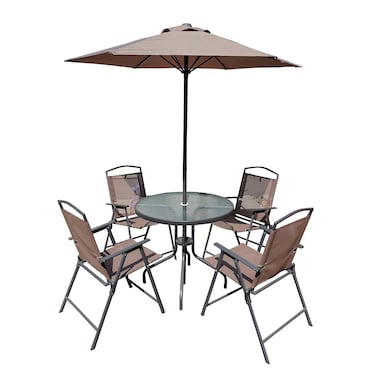 طقم بيسترو عصري - 4 كراسي + طاولة - 5 قطع