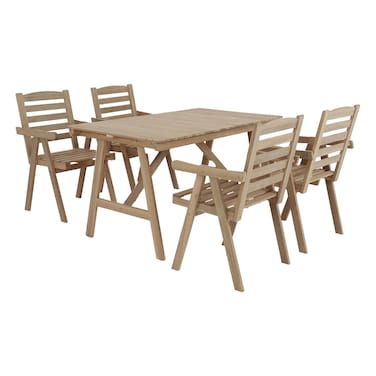 Acacia Wood Outdoor Furniture Set&nbsp;- 5 Pieces