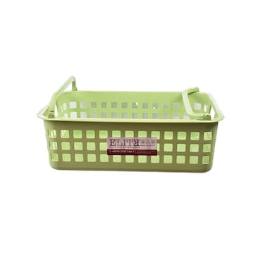 Elite Plastic Rectangular Storage Basket