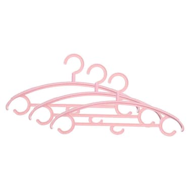 Elite Plastic Hangers Set - 3 Pieces