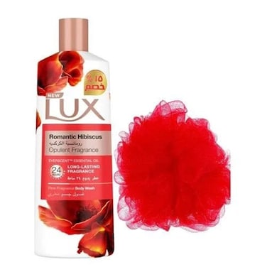 Lux Shower Gel Romantic Hibiscus + Louf  -  500ml