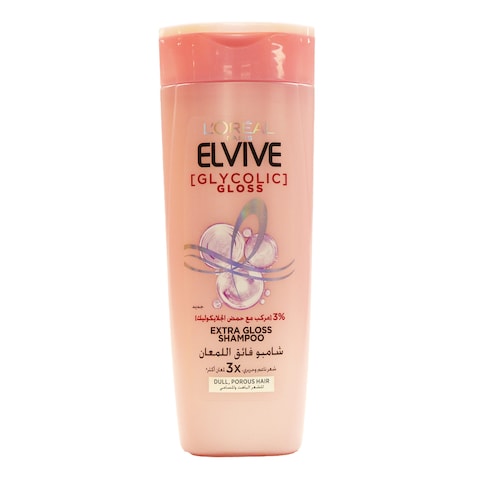 Elvive Glycolic Gloss Shampoo for Dull Hair - 400 ml