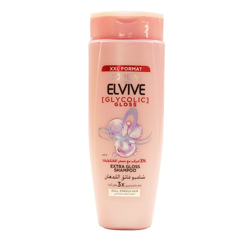 Elvive Glycolic Gloss Shampoo for Dull Hair - 600 ml